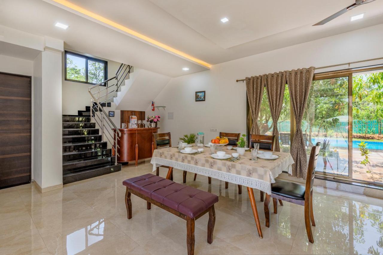 Saffronstays Lakeview Nivara - Farm Stay Villa With Private Pool Near Pune Esterno foto