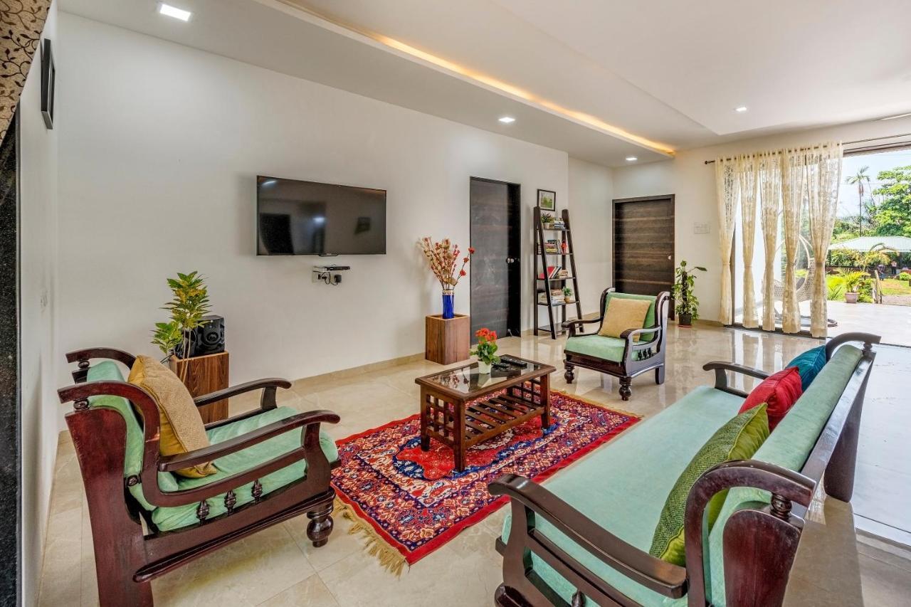 Saffronstays Lakeview Nivara - Farm Stay Villa With Private Pool Near Pune Esterno foto