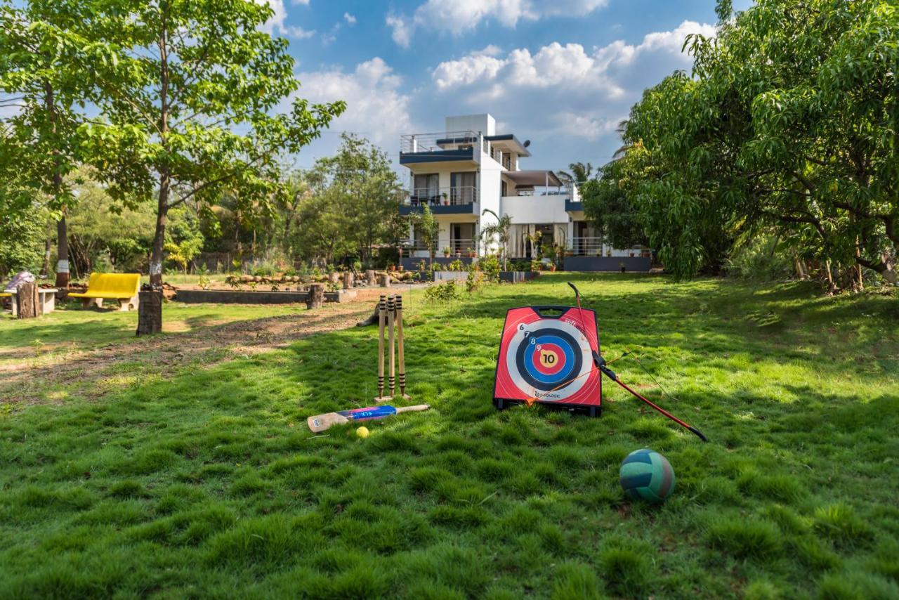 Saffronstays Lakeview Nivara - Farm Stay Villa With Private Pool Near Pune Esterno foto