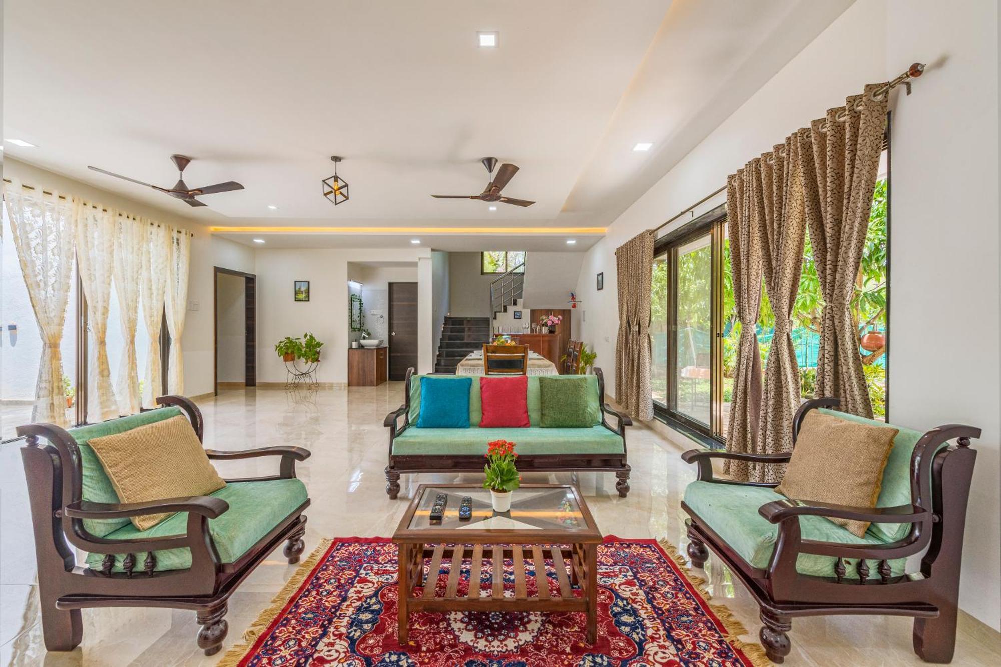 Saffronstays Lakeview Nivara - Farm Stay Villa With Private Pool Near Pune Esterno foto